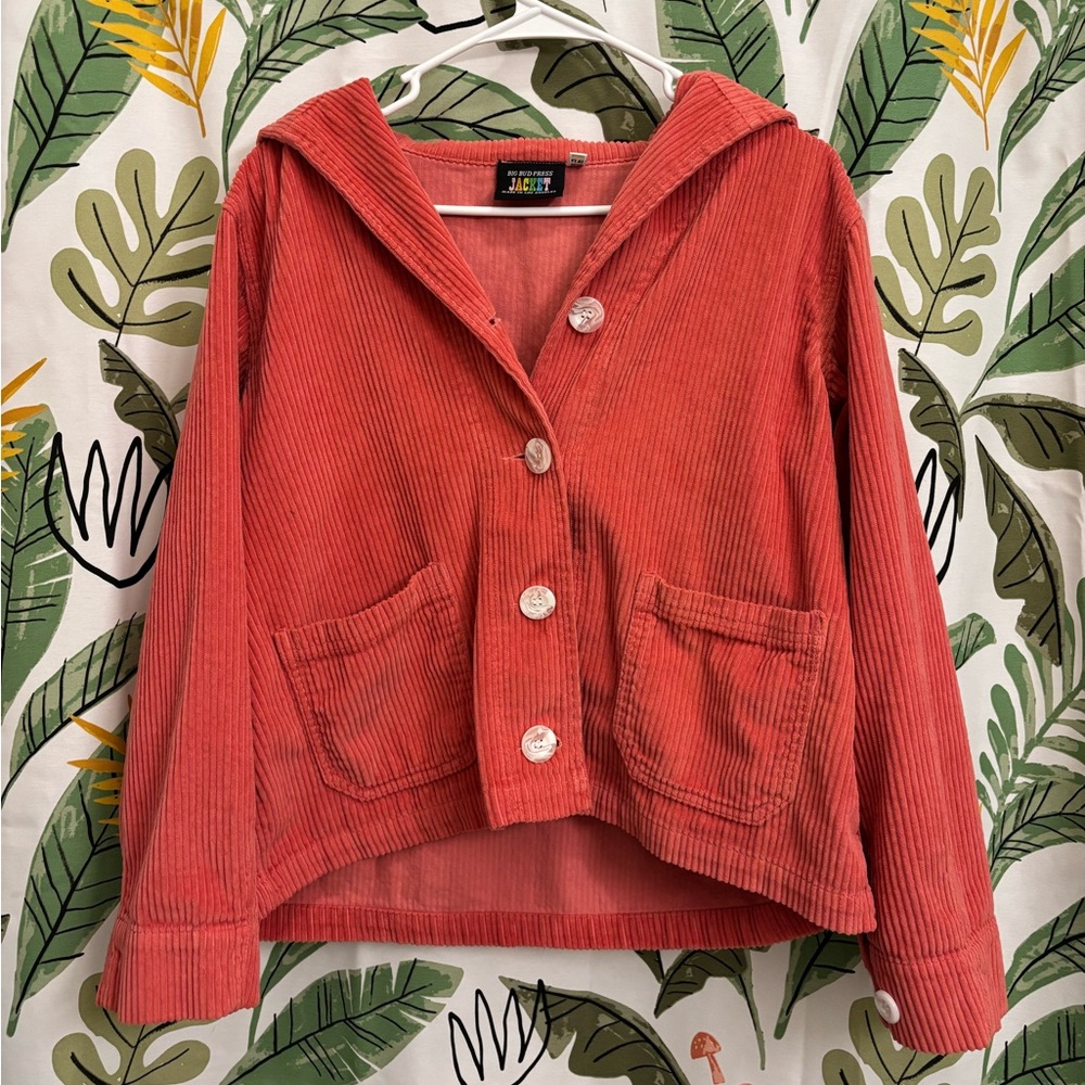 Big Bud Press Raspberry Sorbet corduroy jacket